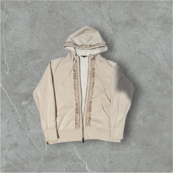 Eddie Bauer Vintage Embroidered Zip Up Hoodie - Picture 1 of 3